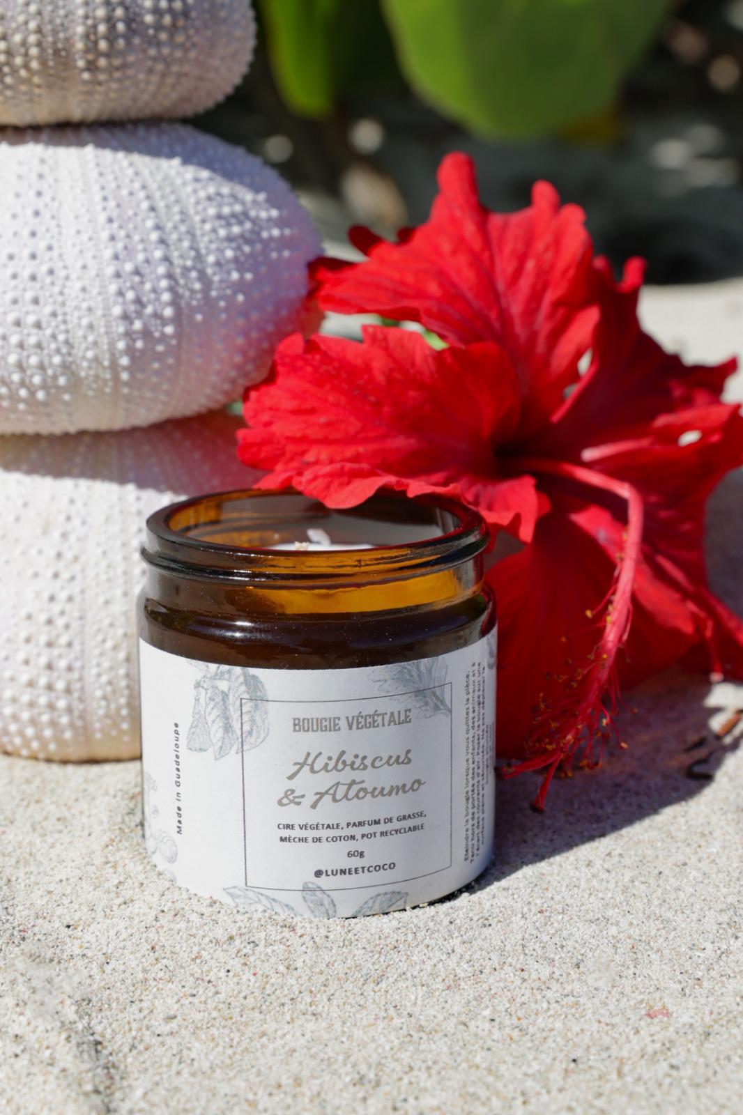 Bougie à l'Hibiscus & Atoumo
