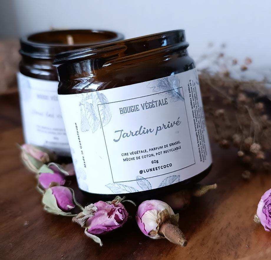 Bougie du Jardin Privé au cœur de la nature