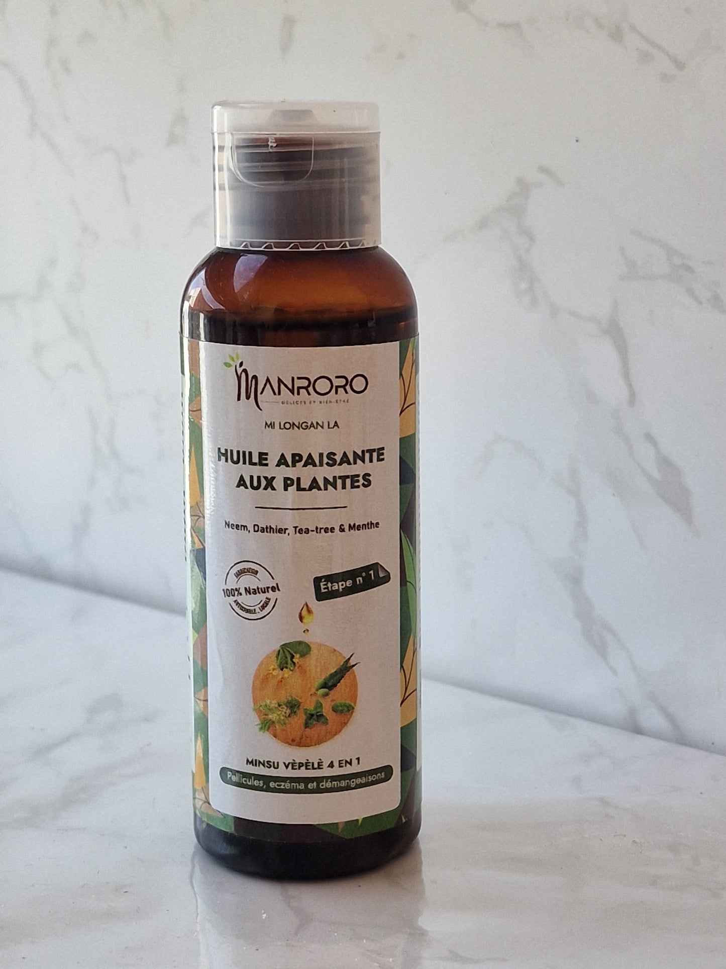 Huile Apaisante aux plantes