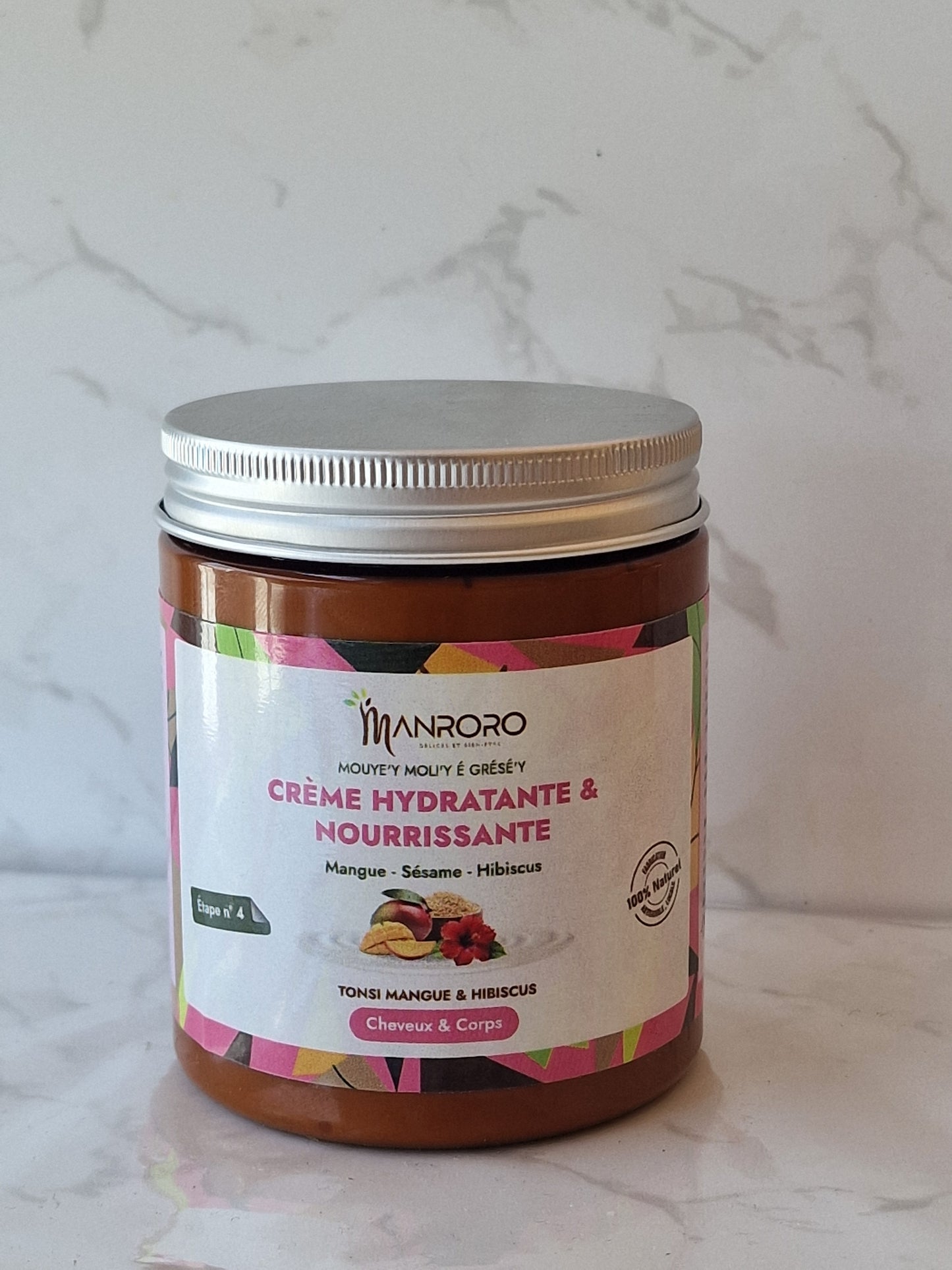 Crème Corps & Cheveux - Mangue, Sésame & Hibiscus