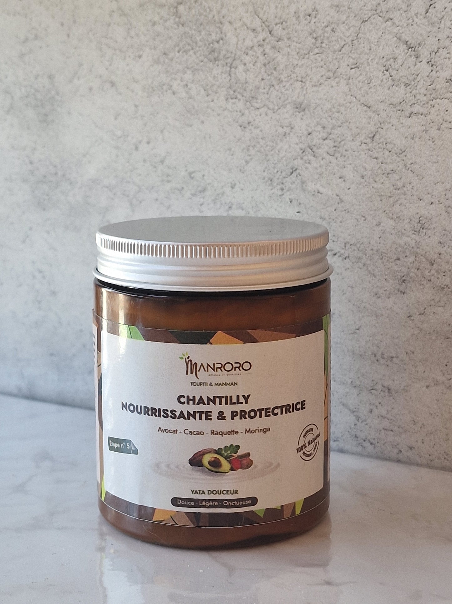 Chantilly Corps & Cheveux - Avocat, Cacao, Raquette & Moringa