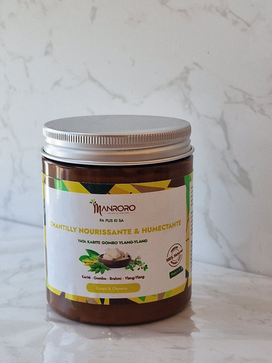 Chantilly Corps & Cheveux – Karité, Gombo, Brahmi & Ylang-Ylang